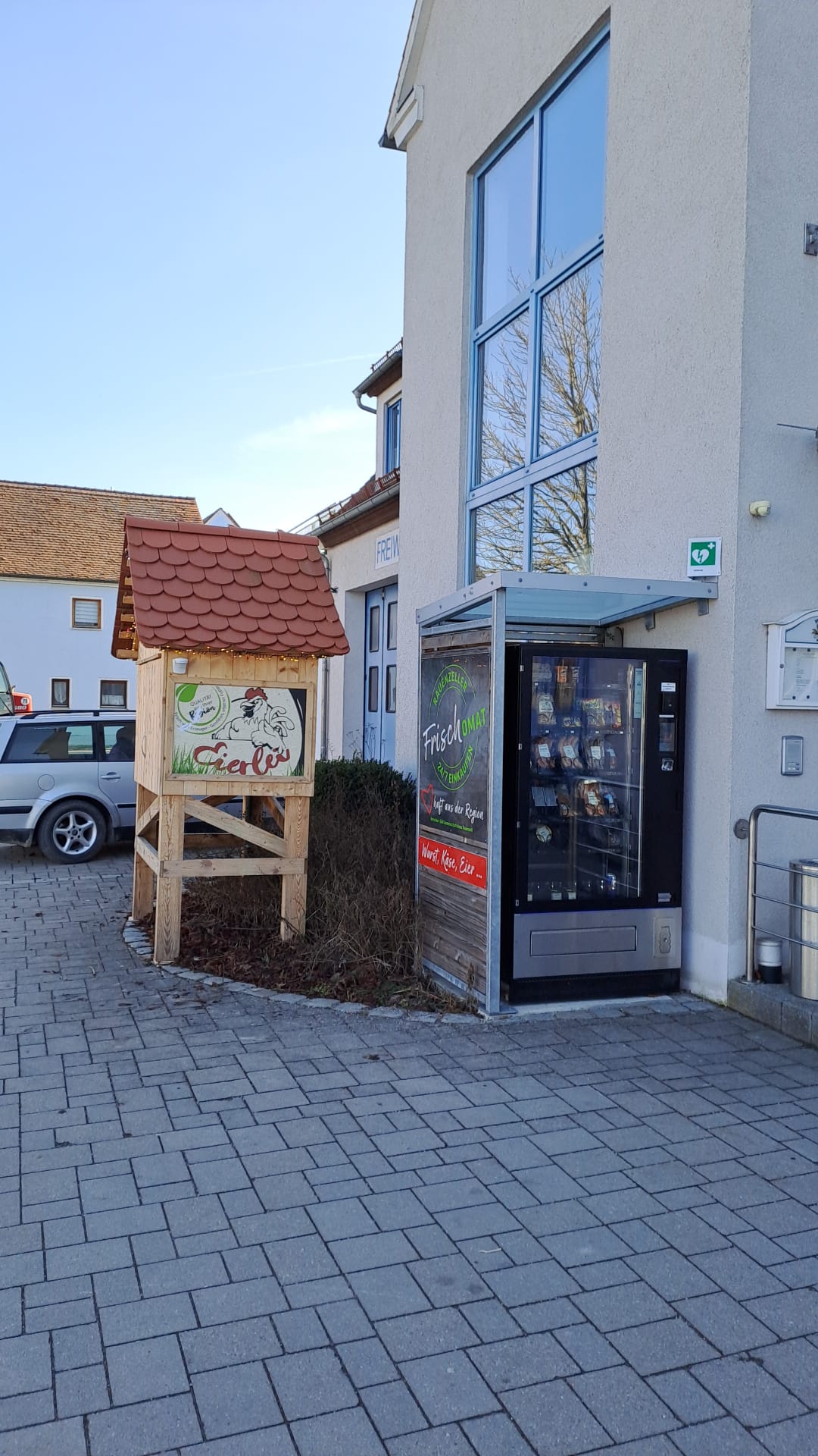 Eierhütte und Frischomat in Rauenzell bei Herrieden